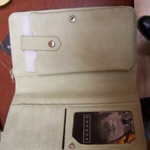Burano Green Phone & Credit card Wallet Size 7.5x 4.25